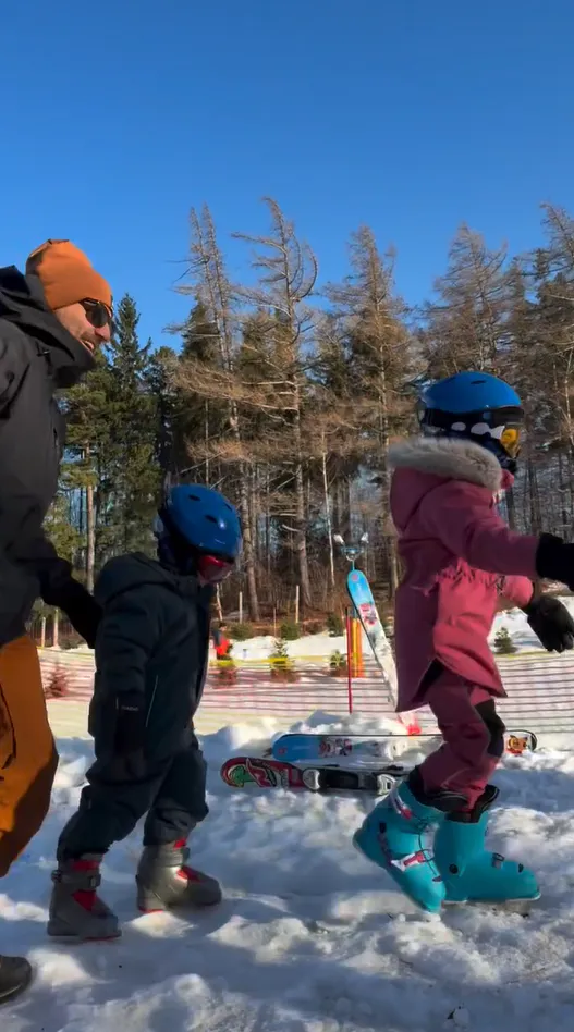 Agnieszka Kaczorowska i Marcin Rogacewicz na feriach