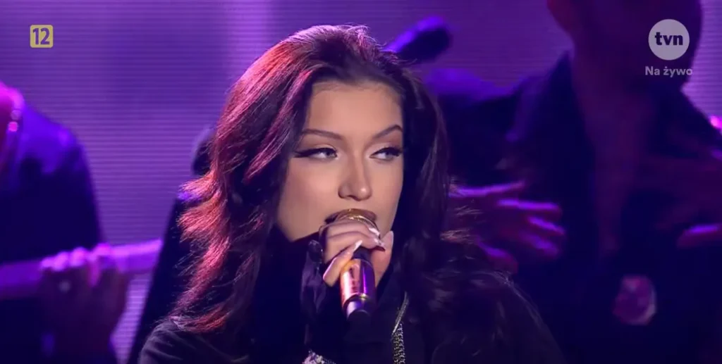 Michał Rudaś broni Viki Gabor