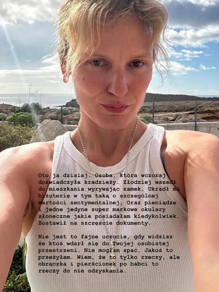 Wakacje Bovskiej przerwane przez włamanie