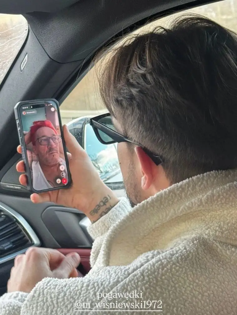 Dawid Kwiatkowski przyłapany w samochodzie