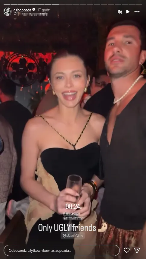 Joanna Opozda pokazuje nocne życie w Dubaju