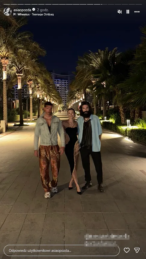 Joanna Opozda pokazuje nocne życie w Dubaju