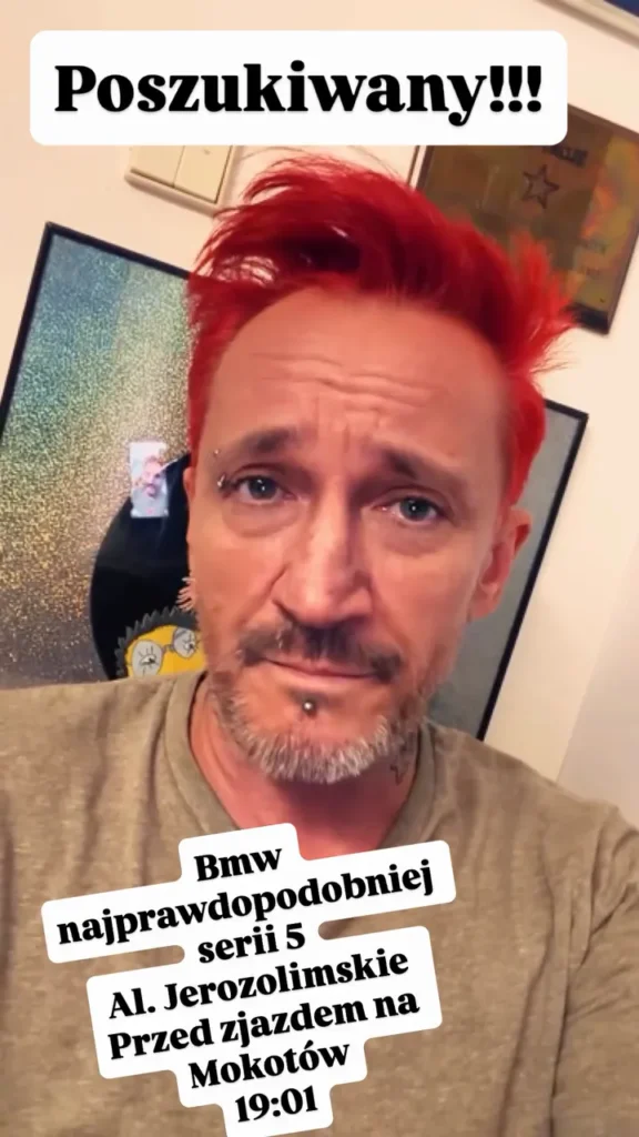 Michał Wiśniewski ofiarą drogowego pirata