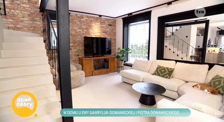 Ewa Gawryluk zaprosiła kamery do swojego domu