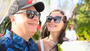 Krzysztof Skiba znów powiedział "tak". Małżeństwo wzięli w rajskich okolicznościach