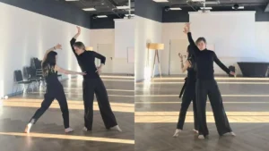 Zillmann i Lesar w ognistej improwizacji tanecznej