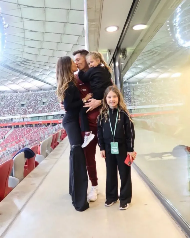 Rodzinne chwile Lewandowskich po meczu