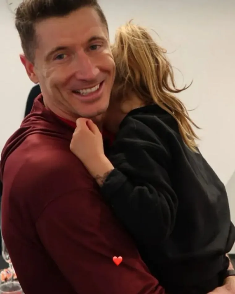 Rodzinne chwile Lewandowskich po meczu