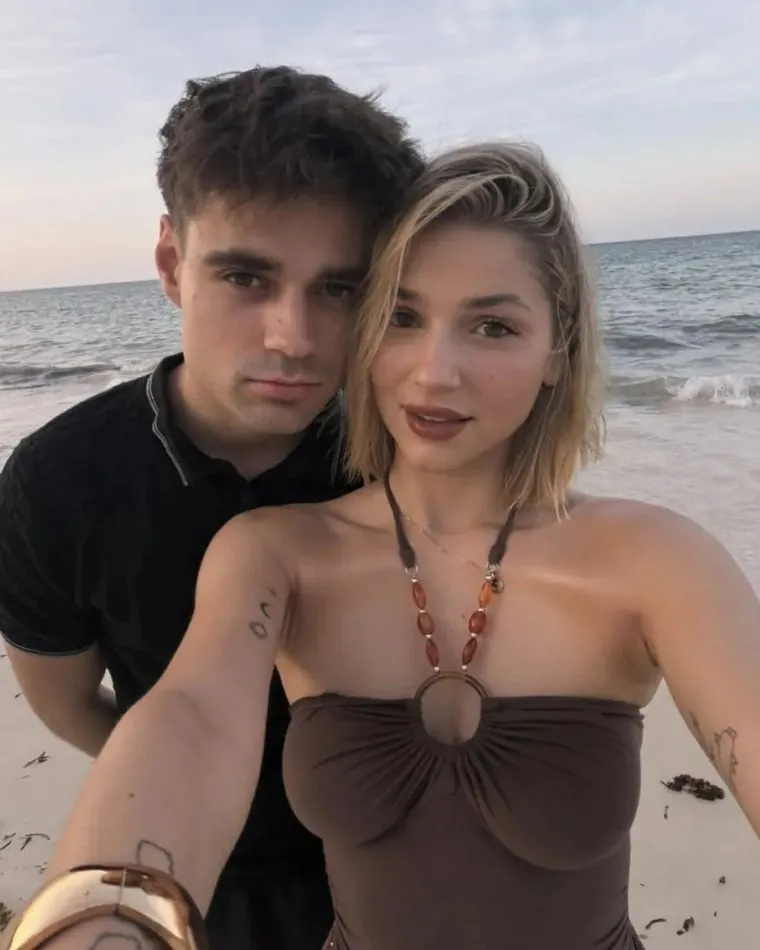 Julia Żugaj z Kacprem Dworniczakiem