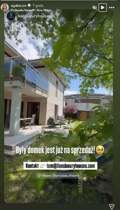 Dom Agnieszki Kaczorowskiej i Macieja Peli trafił na sprzedaż