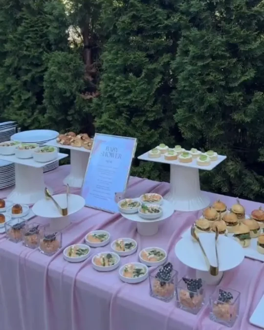 Paweł Deląg, Patrycja Komorowska, baby shower