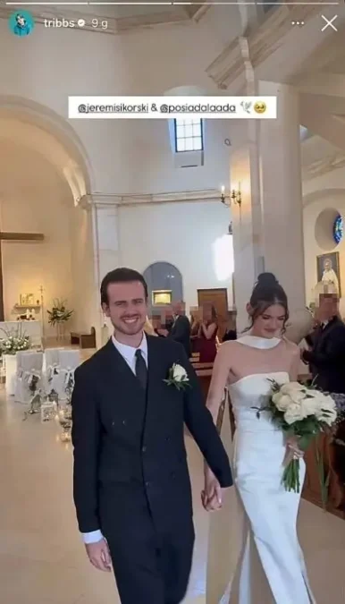 Jeremi Sikorski i Adrianna Posiadała wzięli ślub