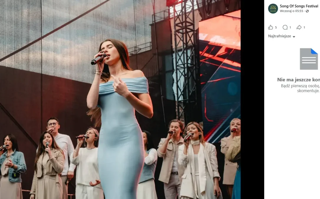 Roksana Węgiel wystąpiła na Song of Songs w Toruniu