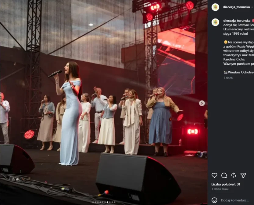 Roksana Węgiel wystąpiła na Song of Songs w Toruniu