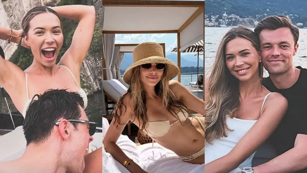 Sandra Kubicka świętuje urodziny Adama Zaorskiego nad jeziorem Como