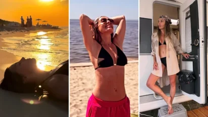 Katarzyna Glinka wypoczywa na Helu