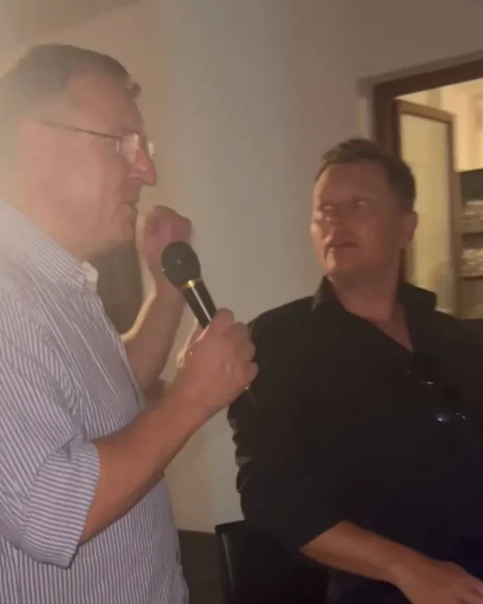 Jacek Kurski i Rafał Brzozowski