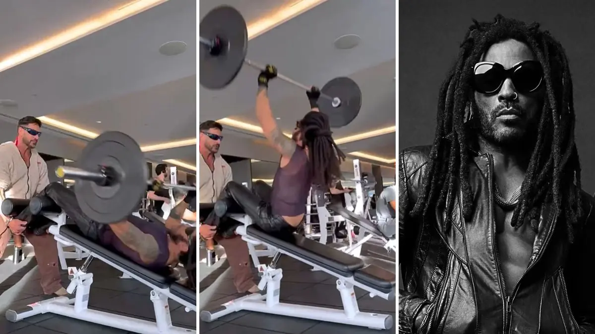 Lenny Kravitz zdradził, dlaczego ćwiczy w skórzanych spodniach