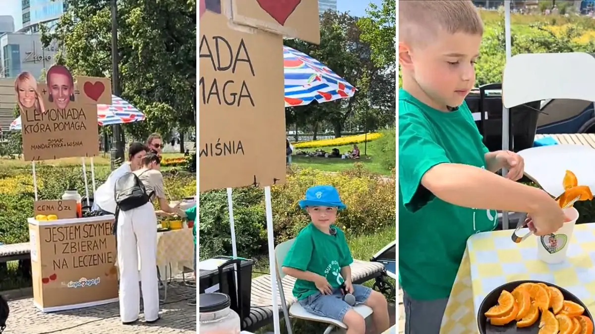 Mandarynkowo-wiśniowa lemoniada poruszyła Warszawę
