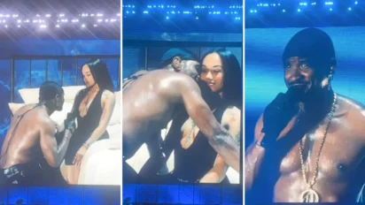 Usher próbował oczarować fankę