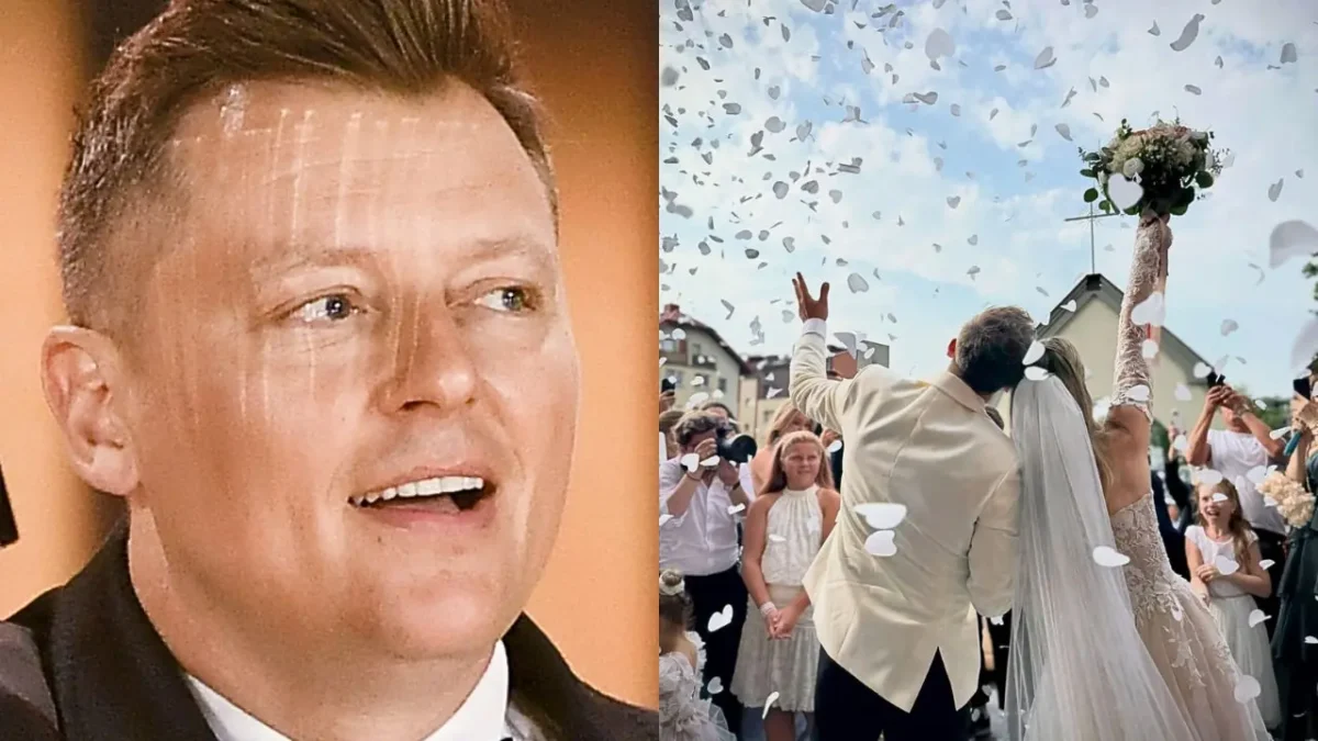 Rafał Brzozowski po ślubie