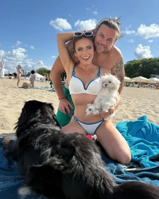 Edyta Herbuś odpoczywa nad Bałtykiem