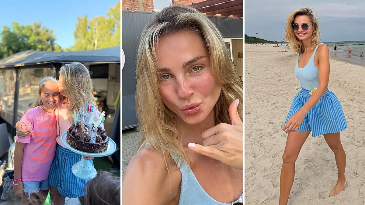 Tak Małgorzata Socha spędza wakacje z dziećmi