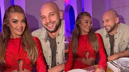 Edyta Folwarska i Maciej Pela razem na kolacji