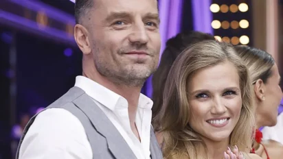 Agnieszka Kaczorowska i Marcin Rogacewicz