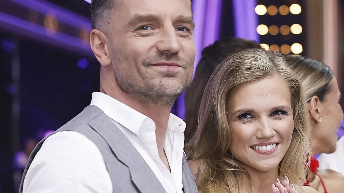 Agnieszka Kaczorowska i Marcin Rogacewicz